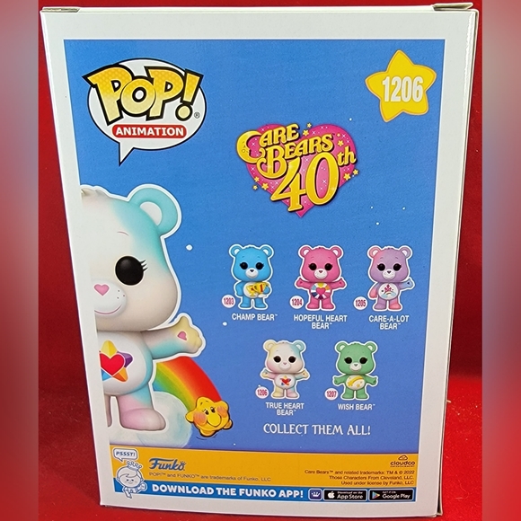 True heart bear funko # 1206 (nib) Brand new care bears true heart bear funko - Picture 7 of 7